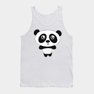 Cute Panda Tank Top